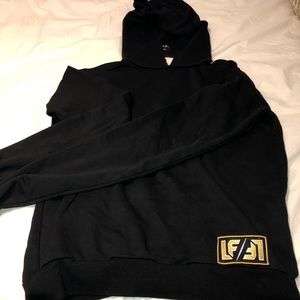 Black backless hoodie | LF